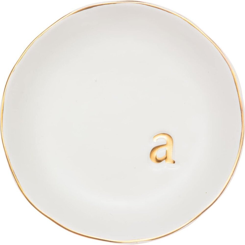 Ceramic Jewelry Tray, Decorative Trinket Dish for Rings Earrings Necklaces Brace